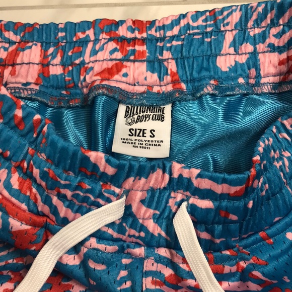 NWT Men’s Billionaire Boys Club Coral Camo Shorts - Picture 6 of 8